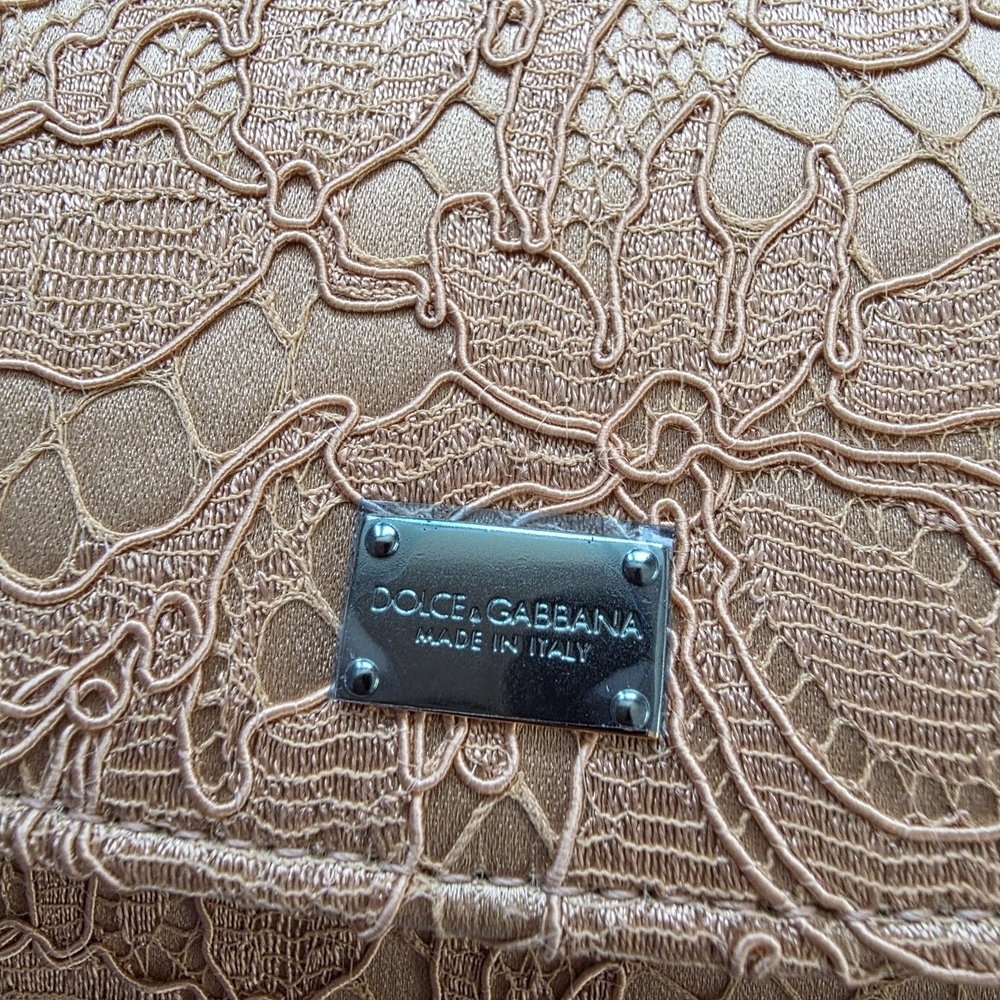 Dolce & Gabbana Pink Lace Crossbody Bag - Picture 3 of 11